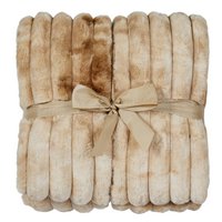 Stripy Blanket - Toffee