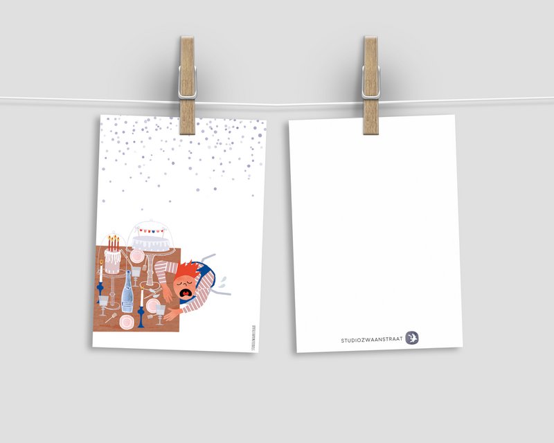 Postkarte "Es ist meine Party ..."