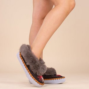 Moonrise ladies sheepskin slippers Ariel