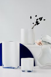 New modern design vase inspired by CORAL and Aalto, middle size, COR20WH