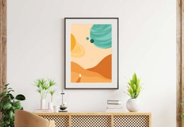 Intergalaktischer Spaziergang Poster