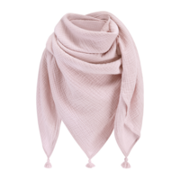 Large muslin scarf - dusty pink