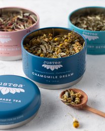 Justea | Herbata ziołowa Trio | Układane zęby herbaty luźne herbatę biologiczne | Uczciwy handel