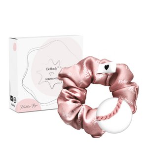 Silk scrunchie pink - Bellody® elegant silk & strong hold (1 piece)