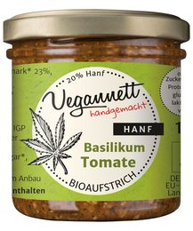 Basil tomato hemp organic spread