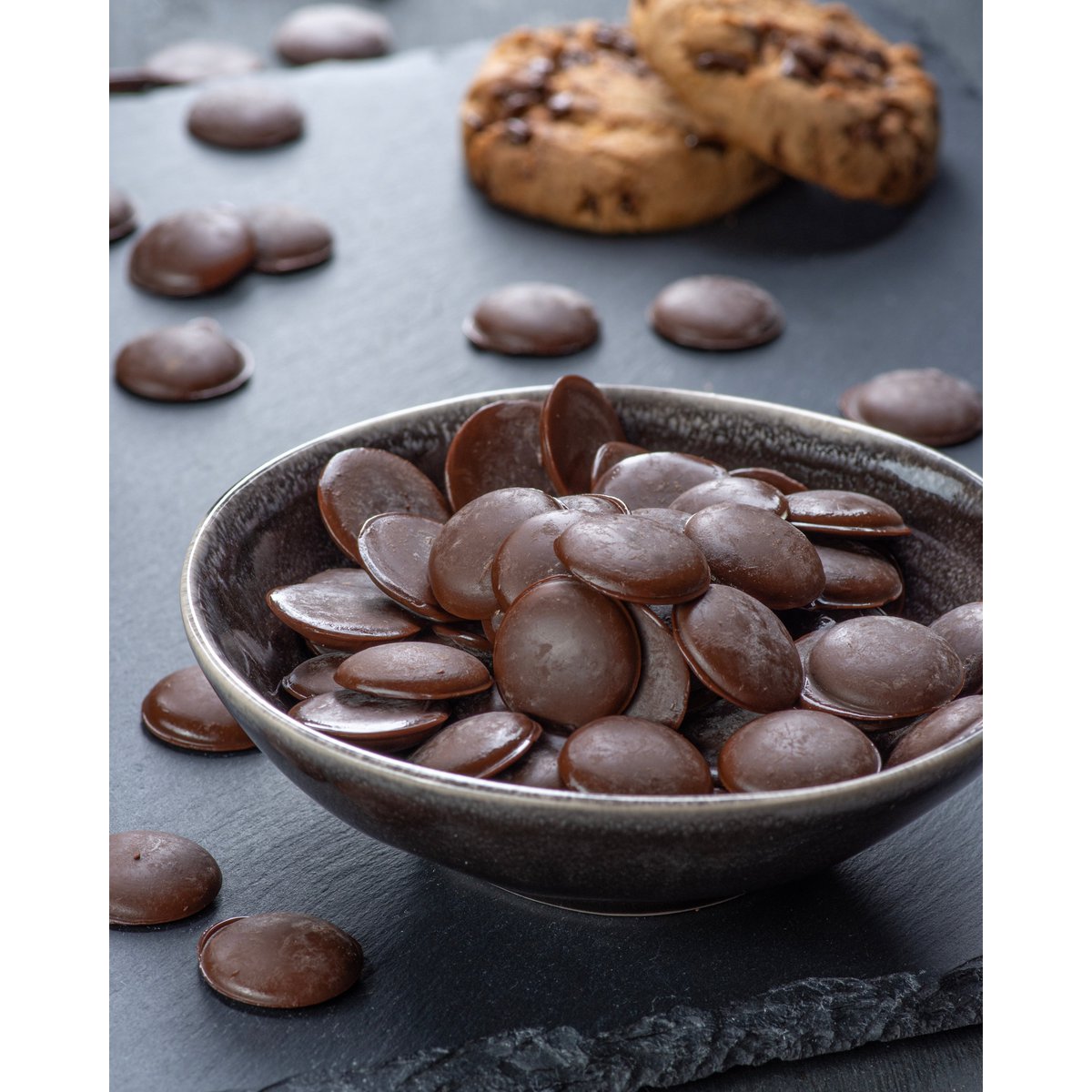 Organic Keto Chocolate Drops 56% | without added sugar I 300g