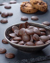 Organic Keto Chocolate Drops 56% | without added sugar I 300g