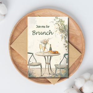 Einladung zum Brunch - Begleiten Sie mich zum Brunch