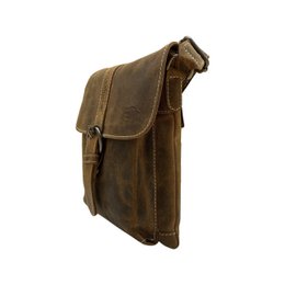 Læder skuldertaske Crossbody taske lavet i 3 farver buffalo læder - Kompakt taske ægte læder