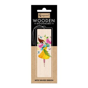 Wooden bookmark The Hug