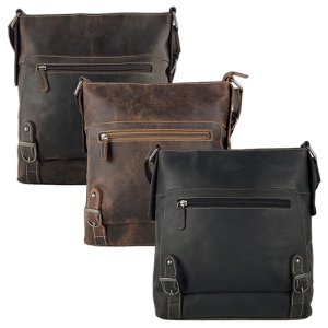 Crossbody Bag Shoulder Bag - 3 Colors Buffalo Leather - Arrigo