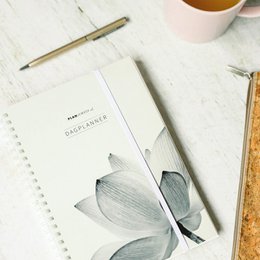 Prikkelarme A5 dagplanner 'Lotus' planboekje met ringband