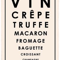 Tea towel Test French specialties Ecru 48 x 72