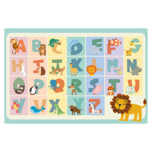 Bureauonderlegger/knutselonderlegger voor Kids ABC