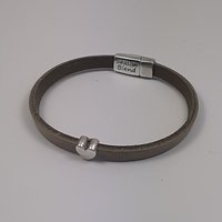 Semplice heart Squeeze antique silver