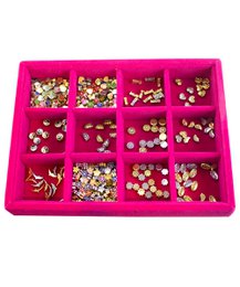 Sunsa Jewelry Box, Jewelry Storage Box, 12 Compartments Women's Jewelry Box
