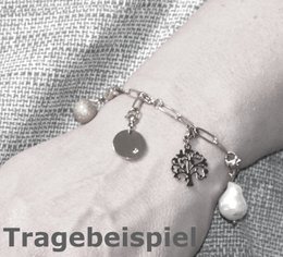 Charm Cosmopolitan crystal gray stainless steel