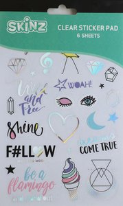 Sticker book, holography