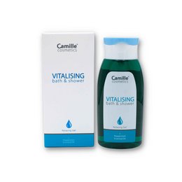 Vitalising bath & shower gel, 125ml. A refreshing bath and shower gel with peppermint essential oil to invigorate the senses and balance the body and mind.