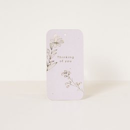 Label Botanical flowers