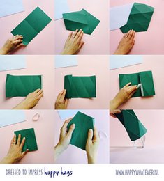 Card & Vase in One - Medium - Lucky Green
