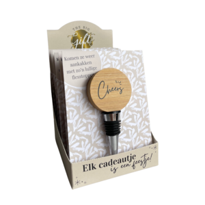 Flessen Stopper Display – Aankakken