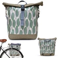 Fietspocket voor bagage rack zadeltas pack tas, met een riem om op te hangen, waterdicht - bananenbladen