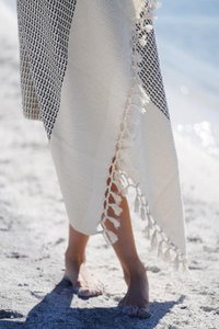 Wellnese doek: 14+1 "gordion handdoeken" 1 gratis! - Liggend doek gemaakt van 100% katoen - Zeer mooie, handgemaakte rand