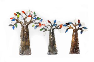 METALEN KLEURRIJKE BAOBAB BOOM SET