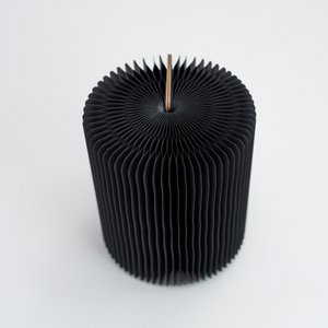Concertina Paper Stool - Black