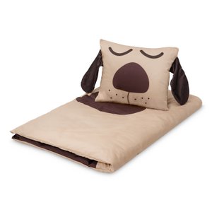 Hund Junior Brown Bettbezug Set