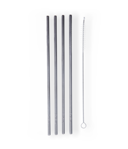 GLACIAL 4-pack Stainless Steel Straw set