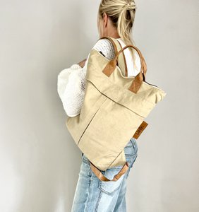 BackPack khaki (recycled cotton khaki)