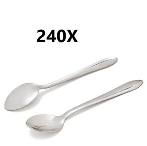 240 Basis -Edelstahl -Teelöffel