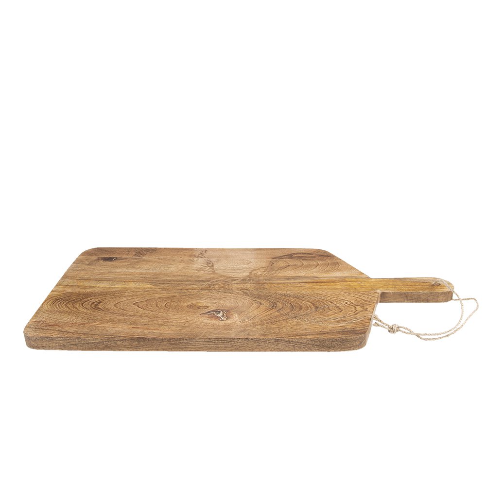Decoratie Snijplank 25x50x2 cm Bruin Hout Rendier Borrelplank