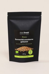 Sprouted sunflower seeds