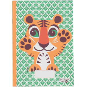 A5 notitieboekje | Tijger | Gerecycled papier - Gemaakt in Frankrijk