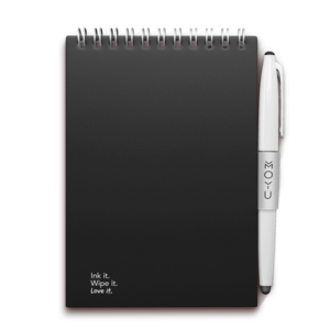 MOYU Erasable Notebook A6 Hardcover - Pitch Black