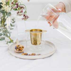 Wasserglas "Herz" , 400 ml 2er Set
