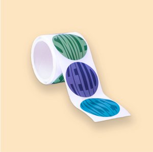 Stickers on a roll - Hello • Smile • Kisses