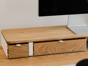Small Modular Drawer - Dual Desk Shelf add-on