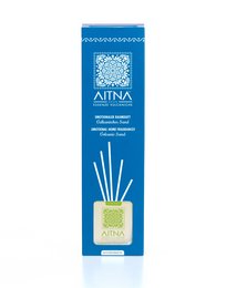 Sicilian orange blossom reed diffuser, 100ml. Handcrafted, vegan, and cruelty-free product.