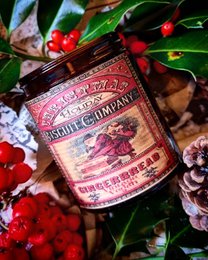 Gingerbread Christmas Candle Vintage Vegan