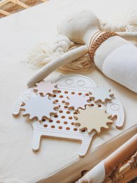 Robot Jojo, wooden toy, premium quality