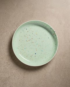 New Party Low Pasta Plate 23cm Green