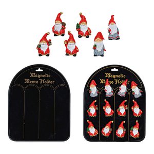 Magneet Nikolaus op polyboard, 6 assorti, 6 cm