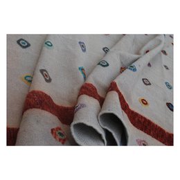 Tapis Kilim Soumak Tapa Beige