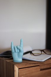 Baby YOU ROCK Candle Blue
