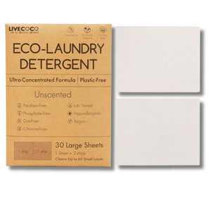 Eco-Laundry Detergent Sheets (60 Loads, Unscented)