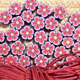 Luna-Leena Kinderarmband Blume lila – handgefertigt in Nepal